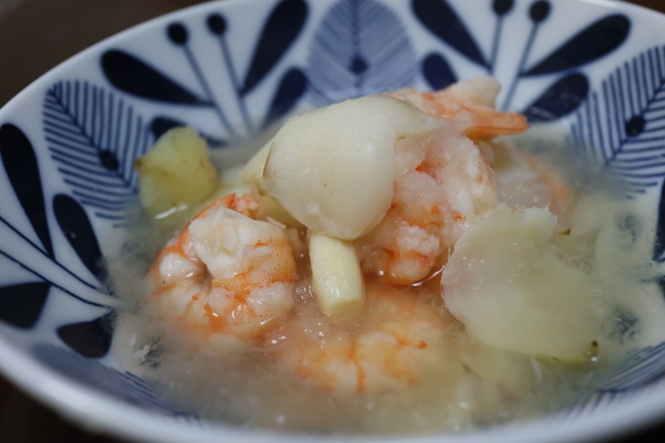 ゆり根とエビのみぞれ煮